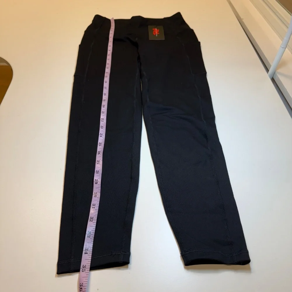 The Gym People Thick High Waist Yoga Pants Tummy Control Workout Yoga Leggings M - Picture 9 of 11
